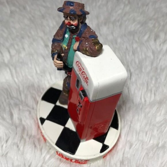 Vintage Coca-Cola Limited Edition Emmett Kelly The Pause That Refreshes Figurine - Picture 6 of 8